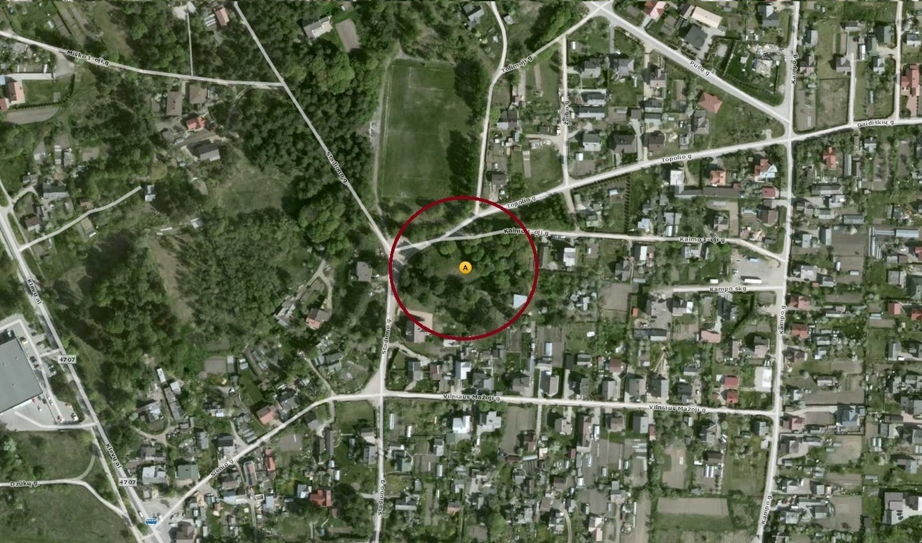 Puikioje ir ramioje vietoje parduodamas 25 arų sklypas tinkantis mažaaukščių namų kvartalui vystyti.-image-270596002