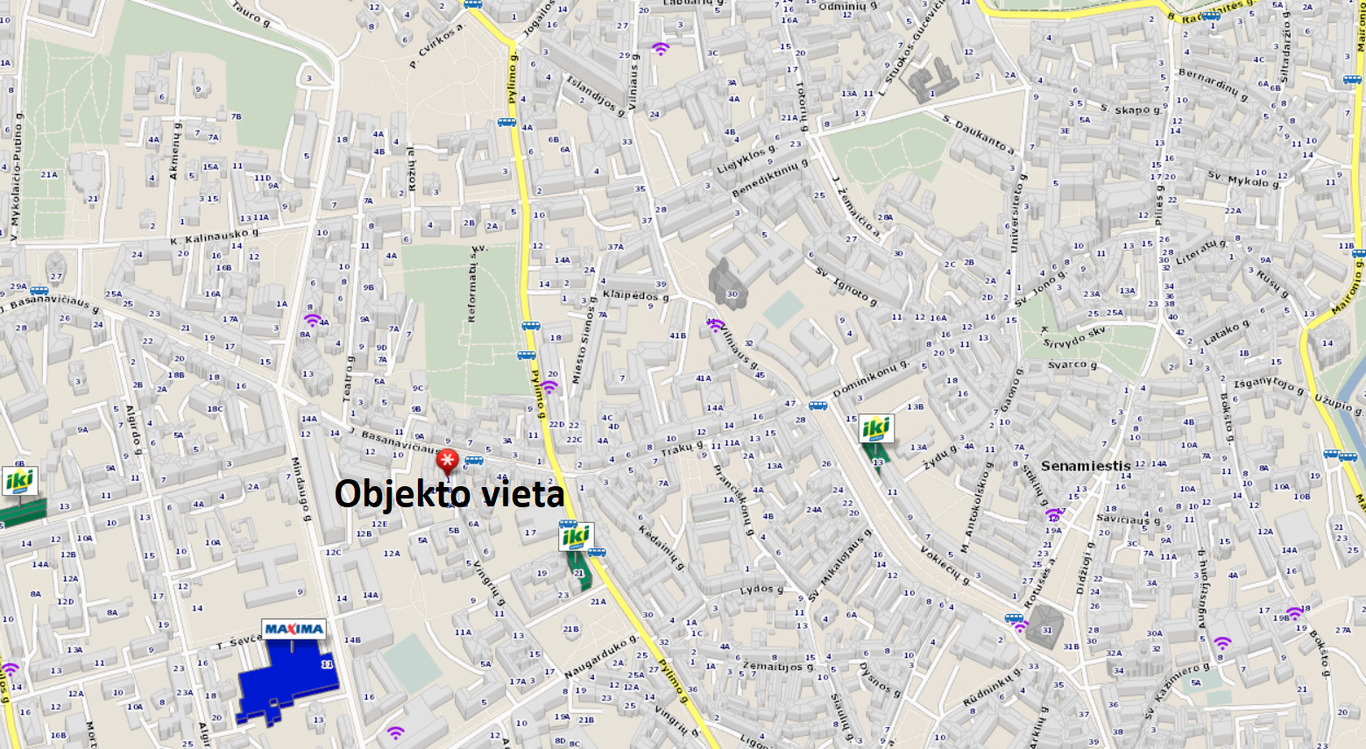 Nuomojamas butas Vingrių g., Senamiestyje, Vilniuje, 39 kv.m ploto, 2 kambariai-image-270589343