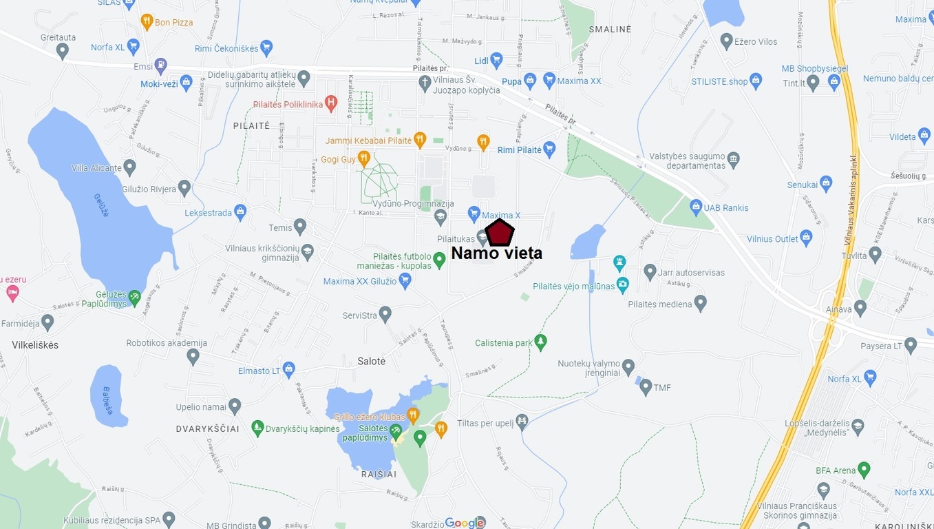 Parduodamas butas I. Kanto al., Pilaitėje, Vilniuje, 70.34 kv.m ploto-image-270590184