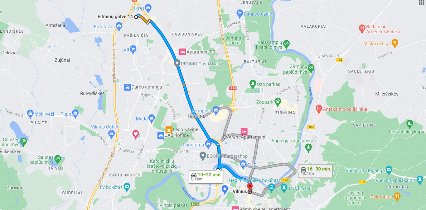 Nuomojamas butas Pašilaičiuose, Vilniuje, 55.75 kv.m ploto-image-273540425