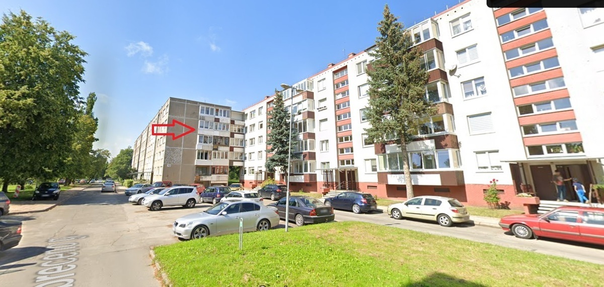 Parduodamas butas Debreceno g., Klaipėdoje, 62 kv.m ploto, 3 kambariai