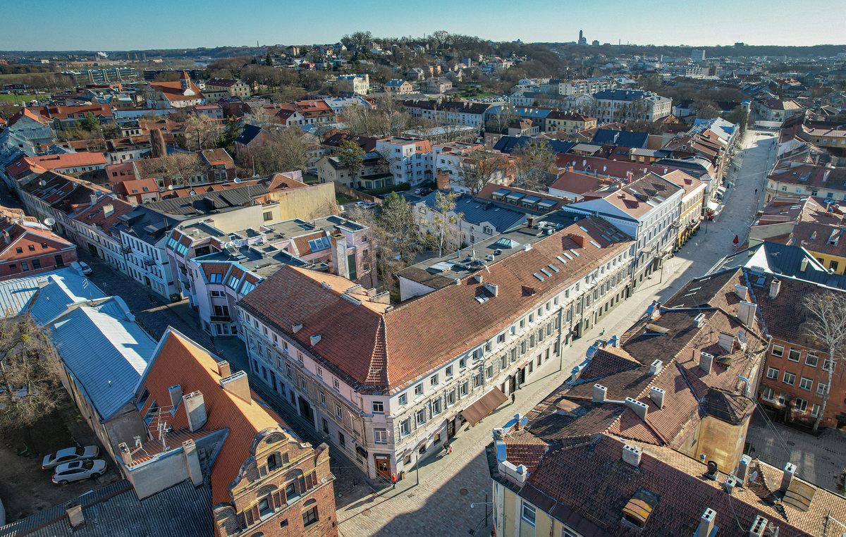 Parduodamas butas Vilniaus g., Senamiestyje, Kaune, 126.49 kv.m ploto, 4 kambariai