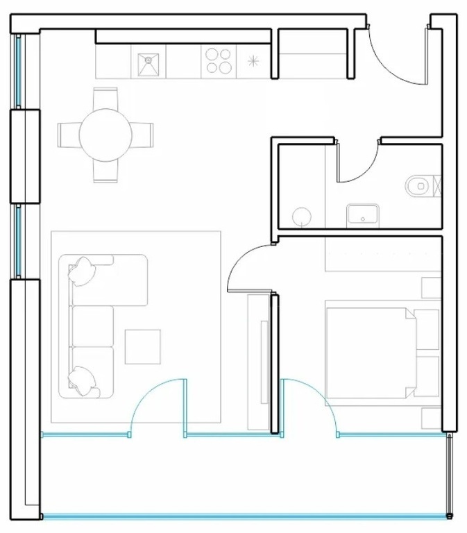 Naujas įrengtas butas Žaliakalnyje
