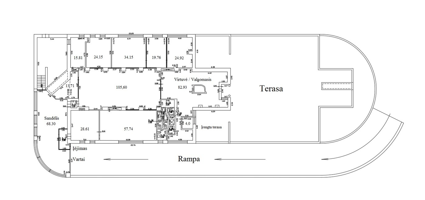 Parduodamos patalpos Žirmūnų g., Žirmūnuose, Vilniuje, 504 kv.m ploto-image-273543349