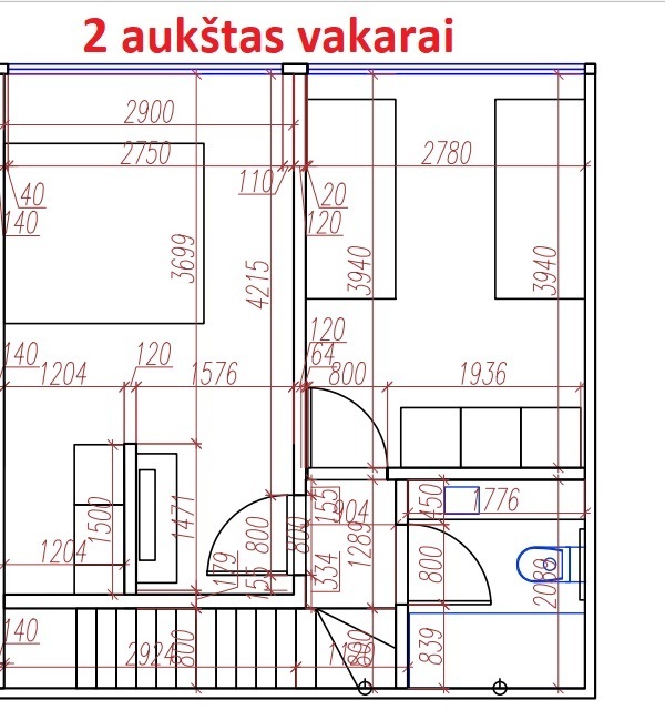 Parduodamas butas S. Daukanto g., , Palangoje, 70 kv.m ploto