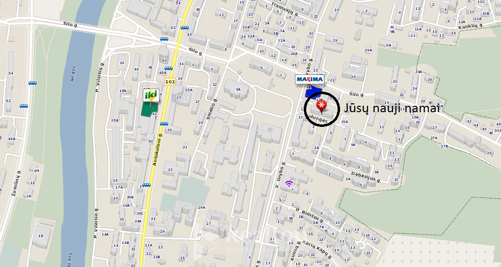 Nuomojamas butas Vilniuje, 49.4 kv.m ploto-image-270595502