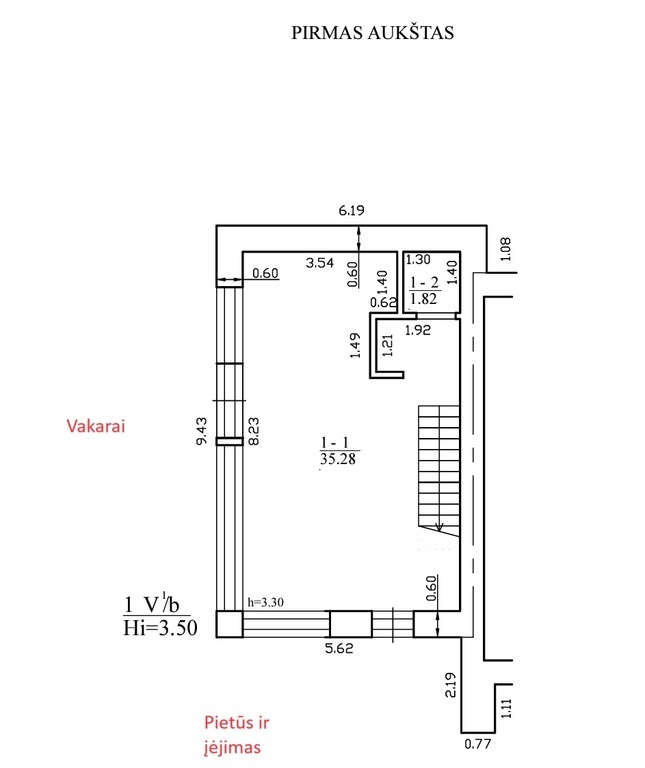 Parduodamas namas Vaivorykštės g., , Palangoje, 80 kv.m ploto