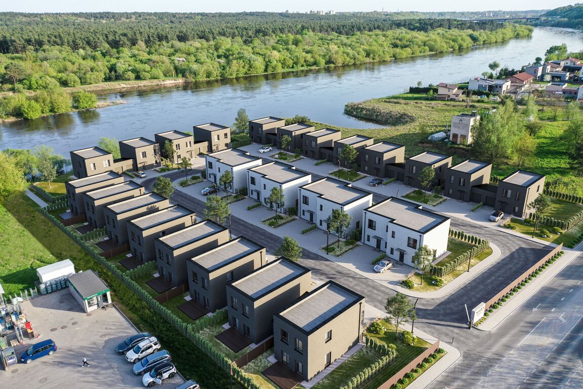 Namai ir kotedžai šalia upės