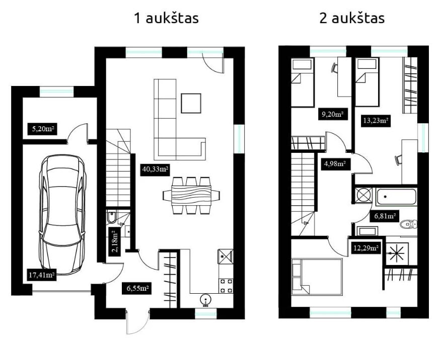 Namas Kaune prie Neries