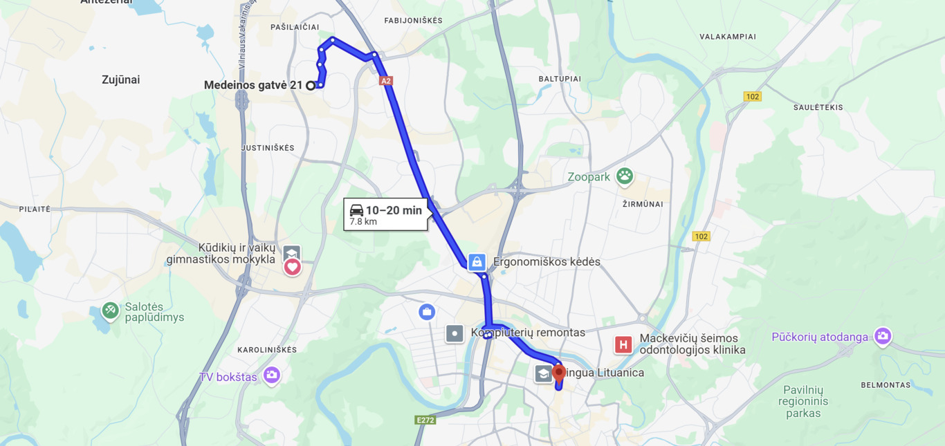 Parduodamas butas Medeinos g., Pašilaičiuose, Vilniuje, 41.46 kv.m ploto-image-270588710