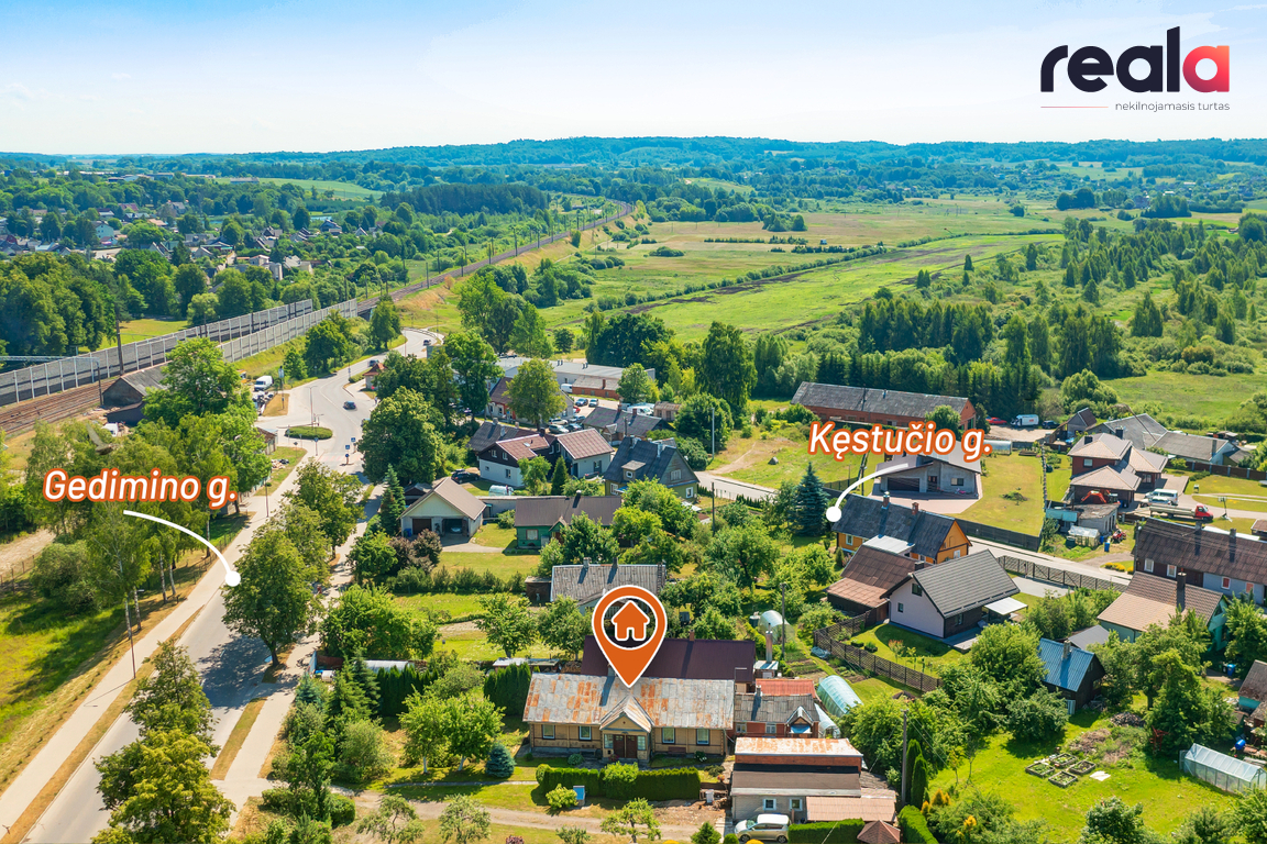 Parduodamas namas Gedimino g., Kaišiadoryse, 110.57 kv.m ploto, 1 aukštai