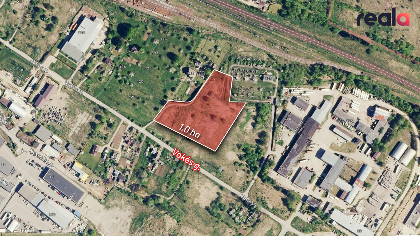 Parduodamas sklypas Vokės g., Lentvaryje, 100 a ploto