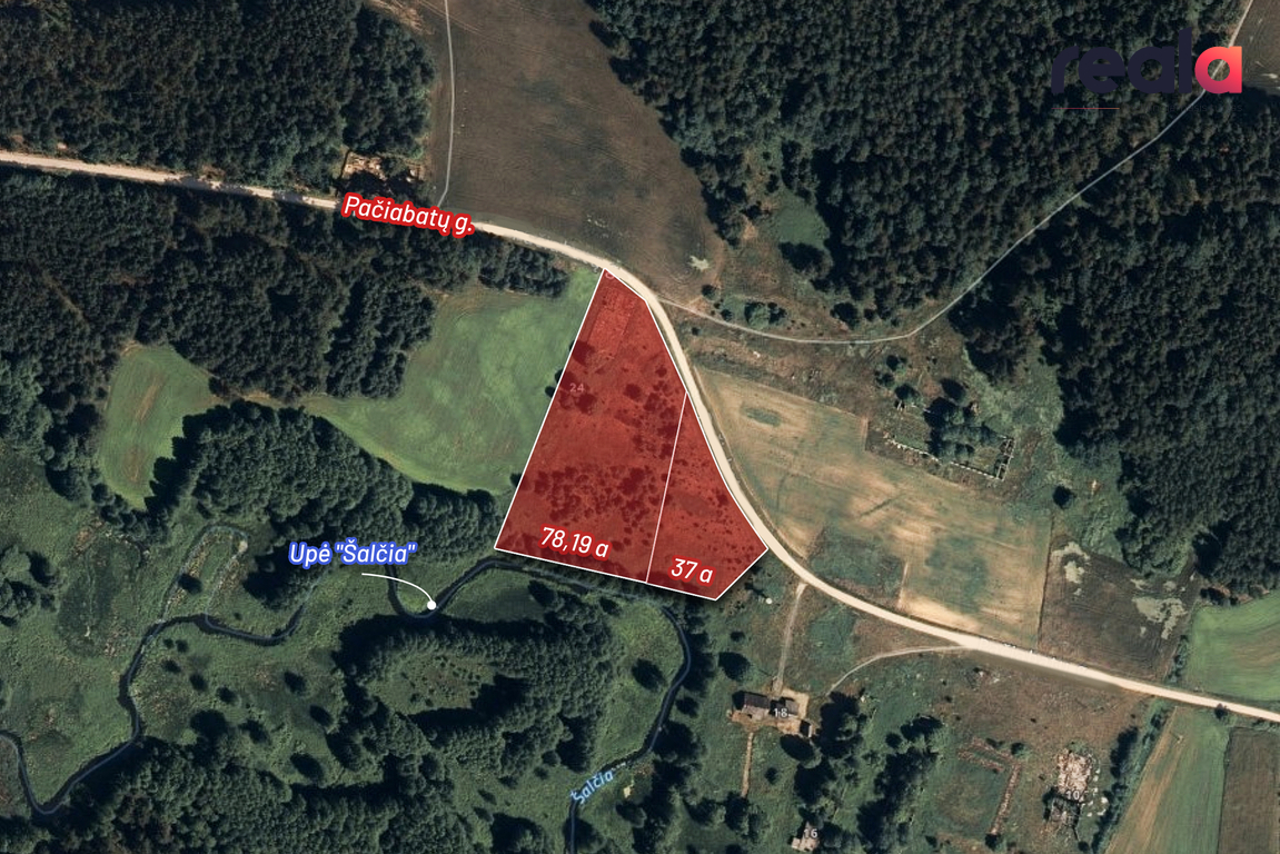 Parduodamas sklypas Pačiabatų k., 115.19 a ploto