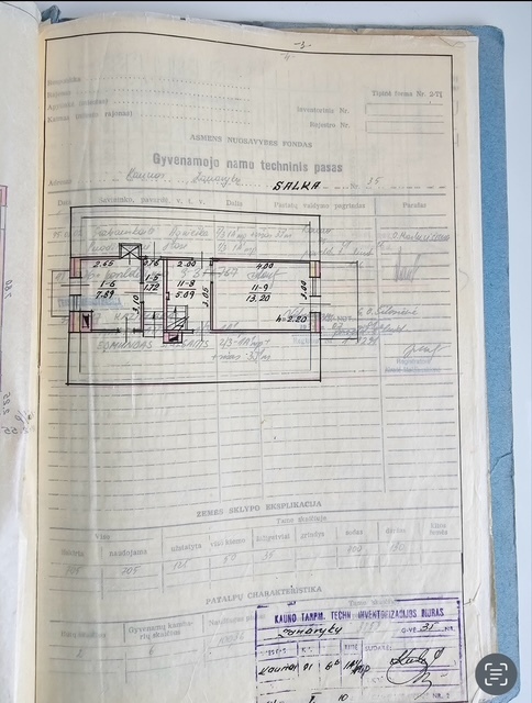 Parduodamas namas Zanavykų g., Žaliakalnyje, Kaune, 38 kv.m ploto