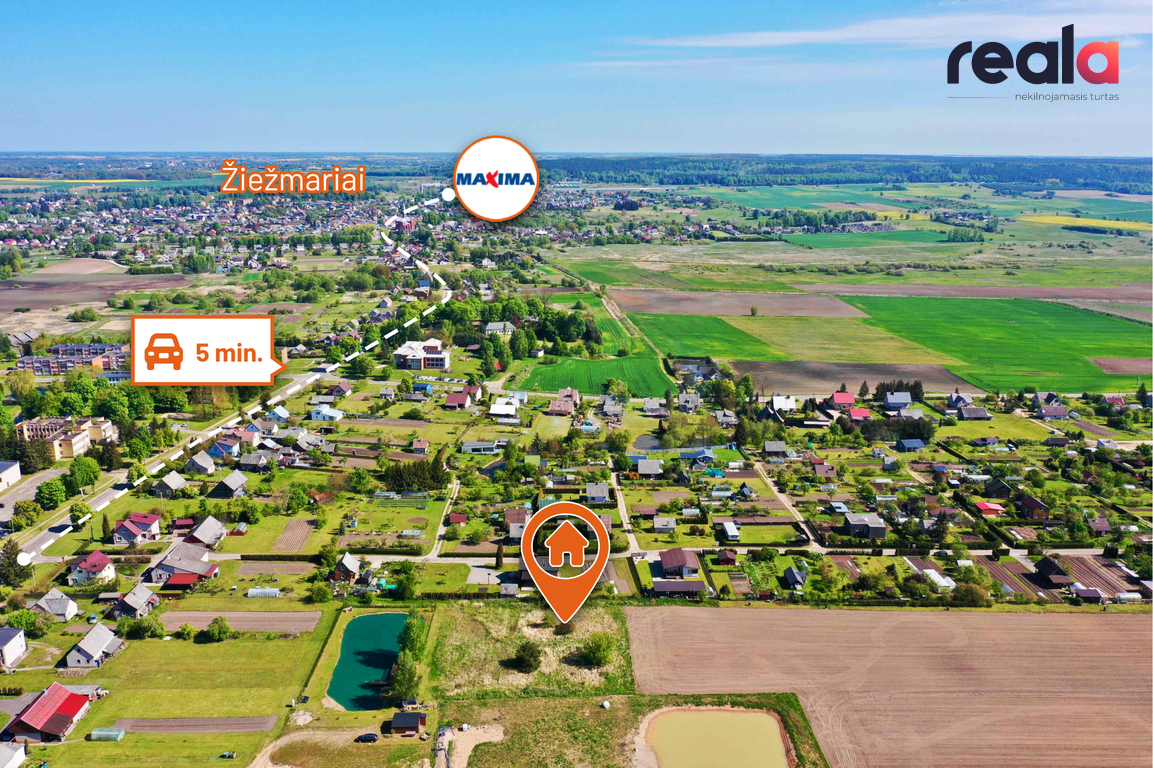 Parduodamas sklypas Žalvarnių g., Žiežmariuose, 14.31 a ploto