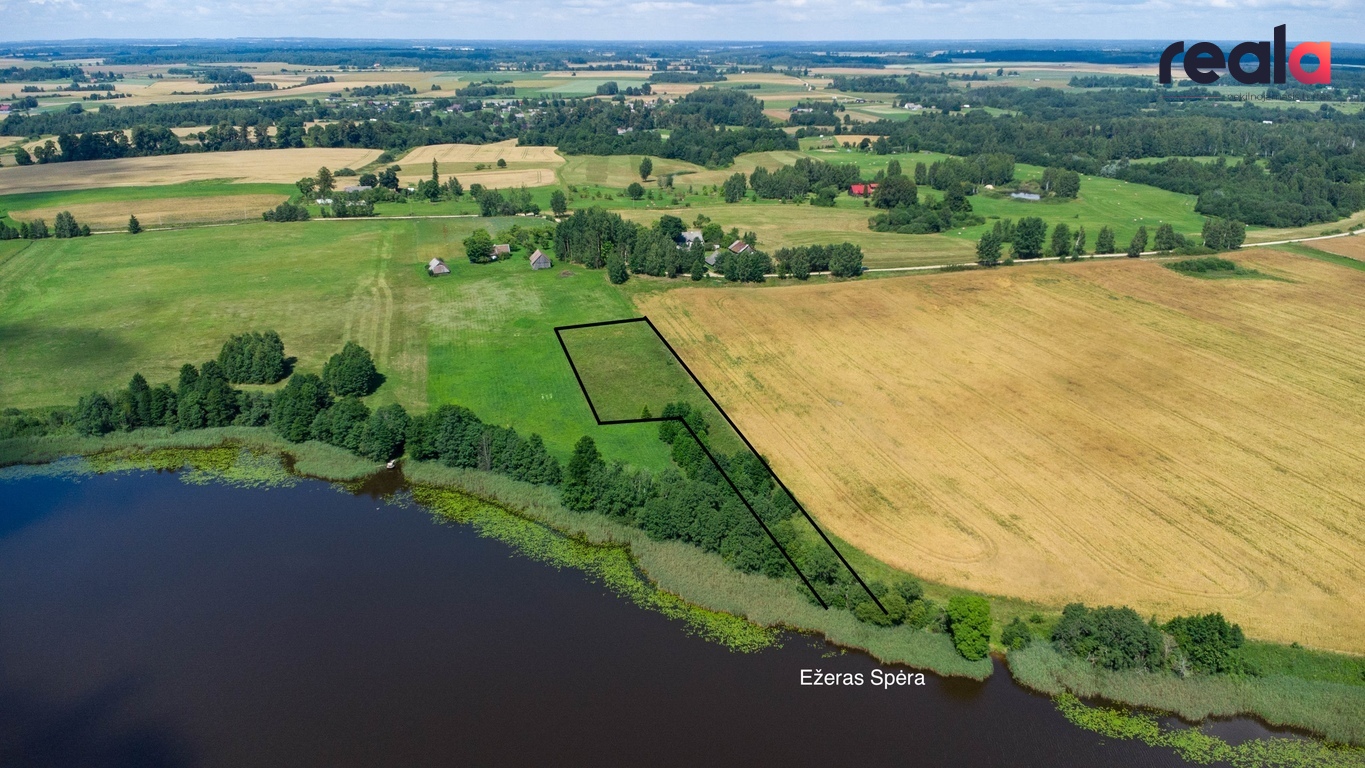 Parduodamas 50 arų sklypas su pakrante prie ežero – Spėros g. 8A, Paspėrių k., Širvintų r.