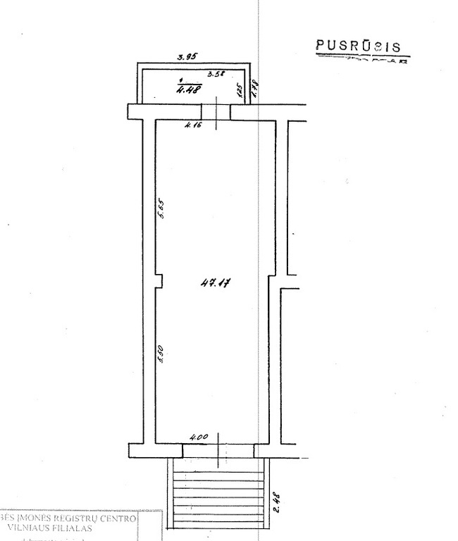 Parduodamos patalpos A. Vienuolio g., Senamiestyje, Vilniuje, 52 kv.m ploto-image-278264401
