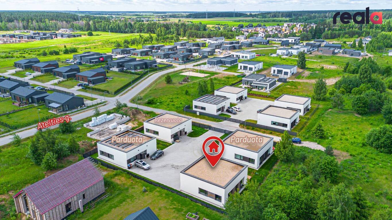 Parduodamas namas Ateities g., Dobrovolės k., 109 kv.m ploto, 1 aukštai