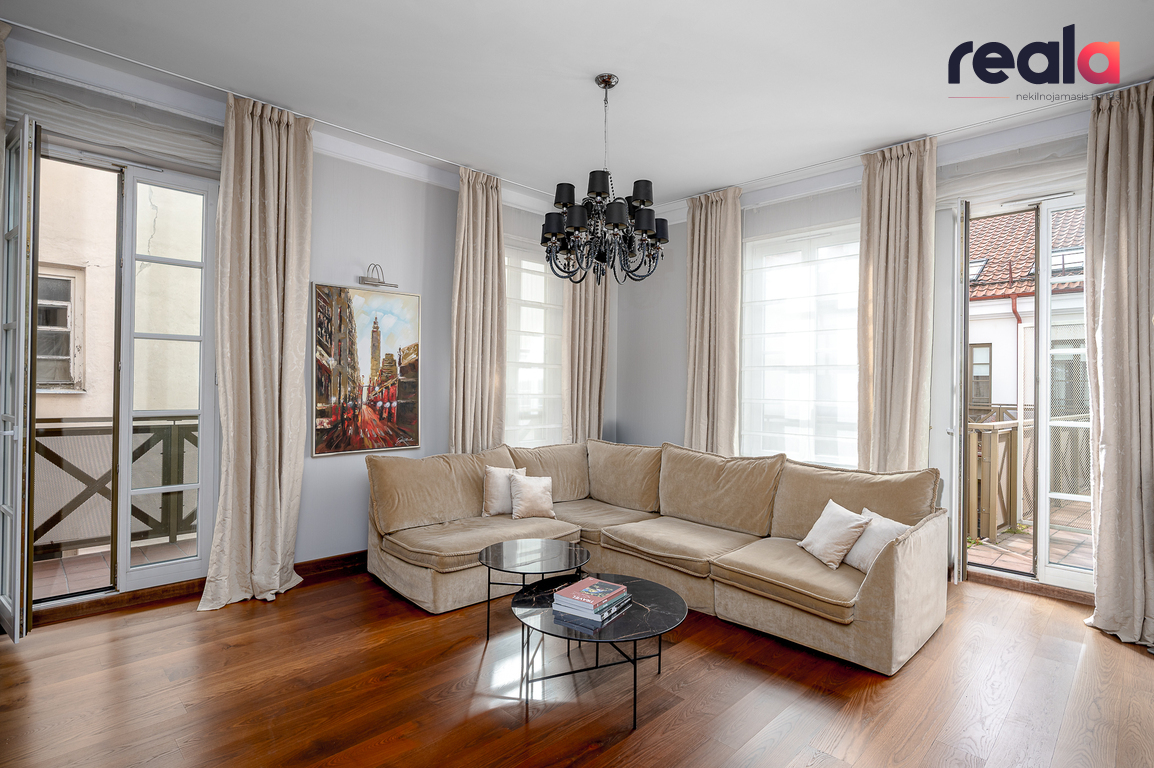 Parduodamas butas Stiklių g., Senamiestyje, Vilniuje, 104.4 kv.m ploto