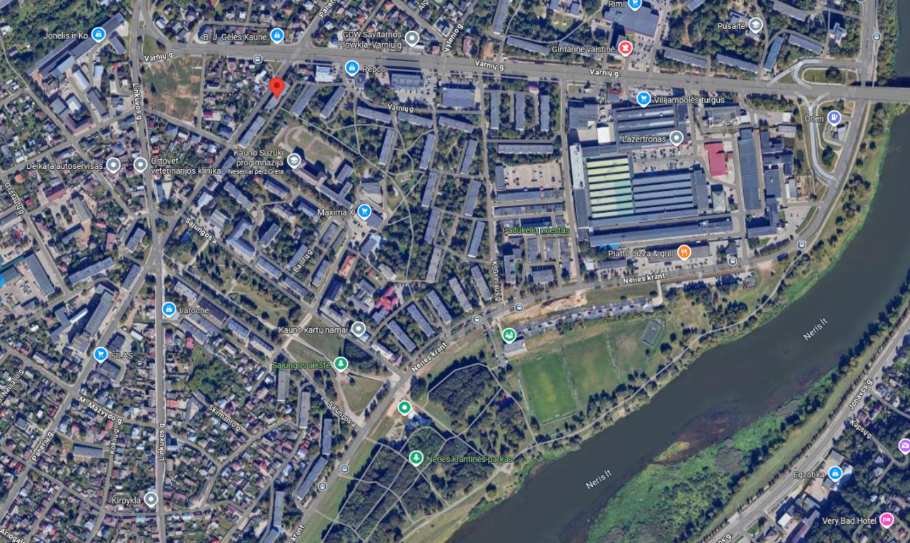 Parduodamas butas Panerių g., Vilijampolėje, Kaune, 46.28 kv.m ploto