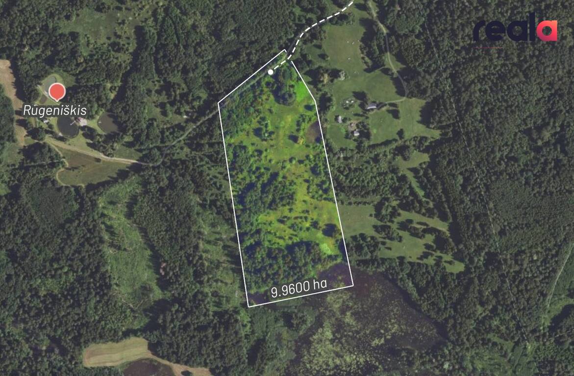 Parduodamas sklypas Rugeniškio k., 996 a ploto