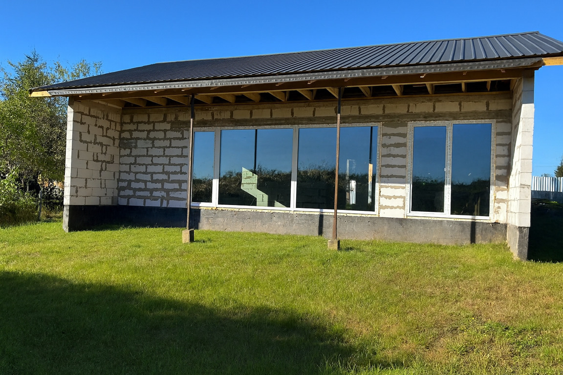 Parduodamas nebaigtas statyti namas Balsiškėse, Vilniaus rajone.  77,72 kv.m.