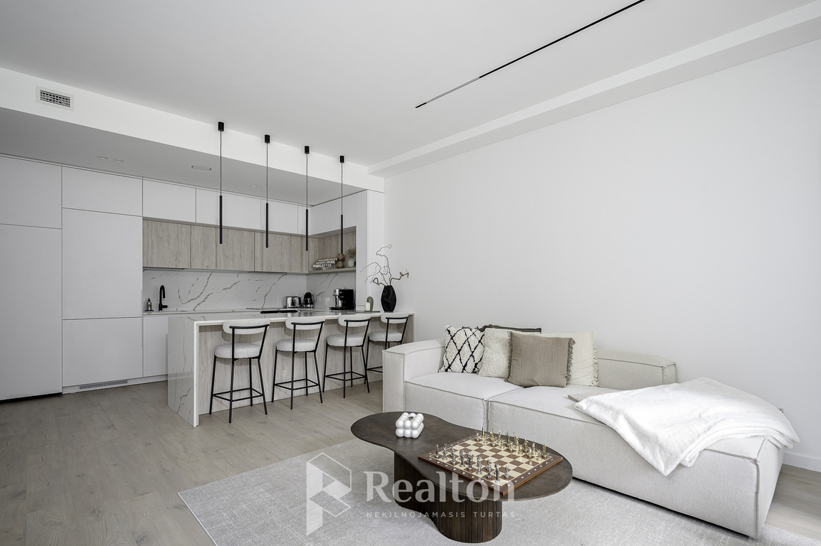 Parduodamas kokybiškai įrengtas 3 kambarių butas pušynų apsuptyje, "N41" projekte Antakalnyje!-image-273541837