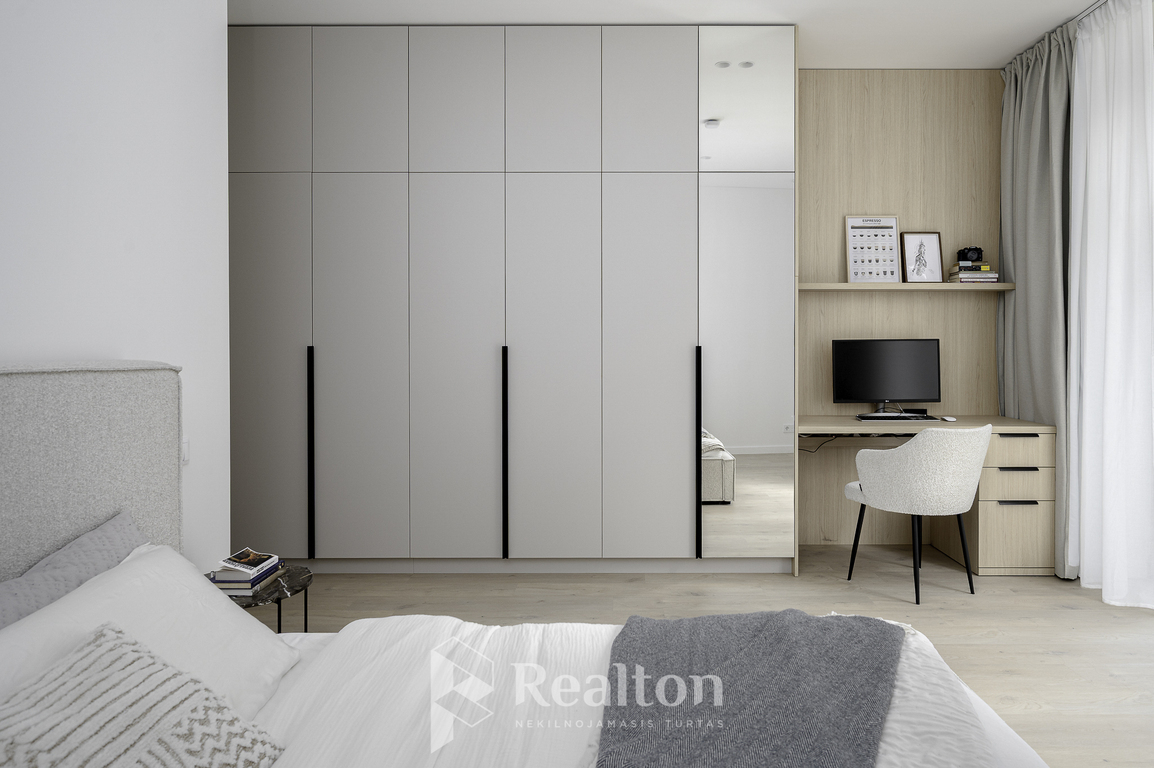 Parduodamas kokybiškai įrengtas 3 kambarių butas pušynų apsuptyje, "N41" projekte Antakalnyje!-image-273541842