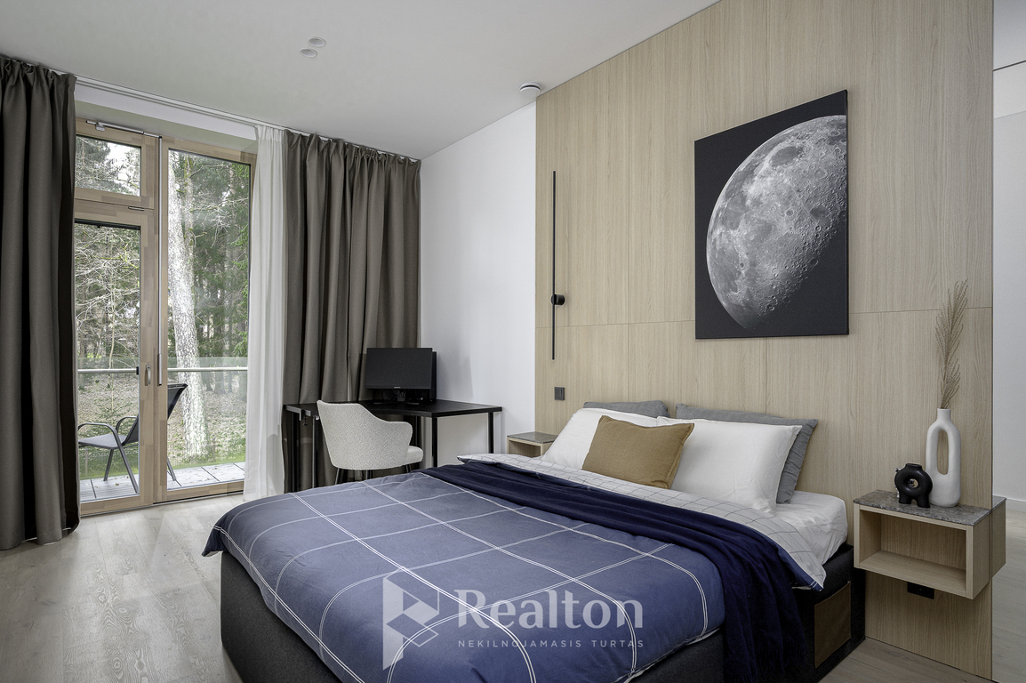 Parduodamas kokybiškai įrengtas 3 kambarių butas pušynų apsuptyje, "N41" projekte Antakalnyje!-image-273541852
