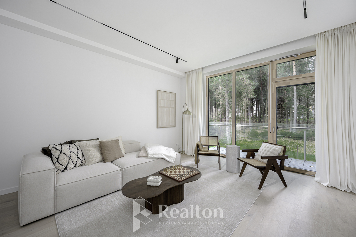 Parduodamas kokybiškai įrengtas 3 kambarių butas pušynų apsuptyje, "N41" projekte Antakalnyje!-image-273541835
