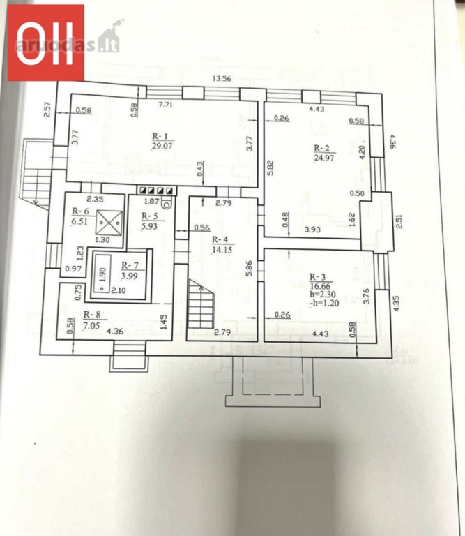 Parduodamas namas Naujakurių g., Šilainiuose, Kaune, 464 kv.m ploto