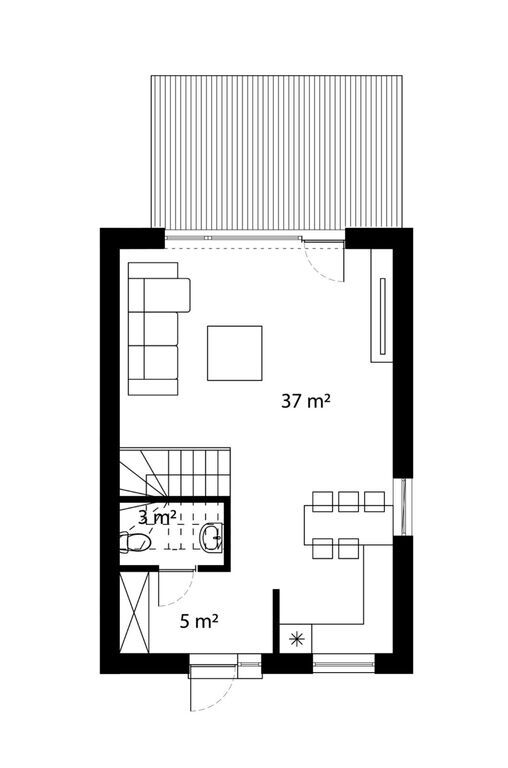 Naujas kotedžas Giraitėje