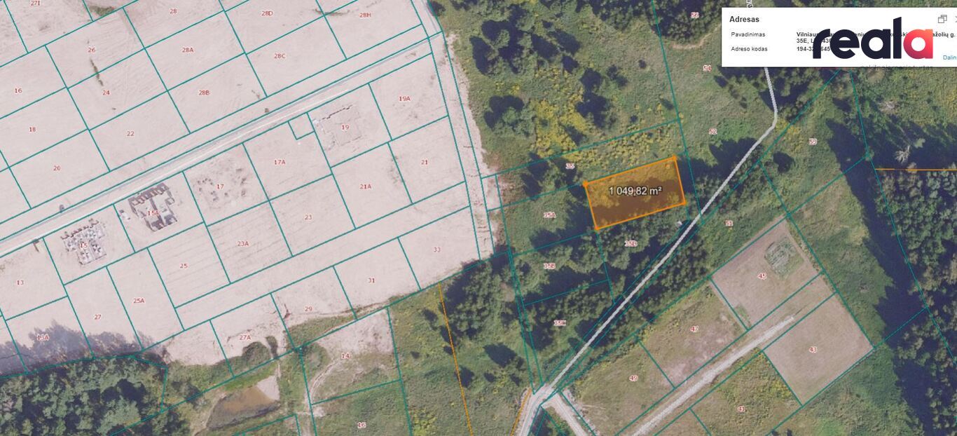 Parduodamas sklypas Jonažolių g., Pikutiškių k., 10.5 a ploto