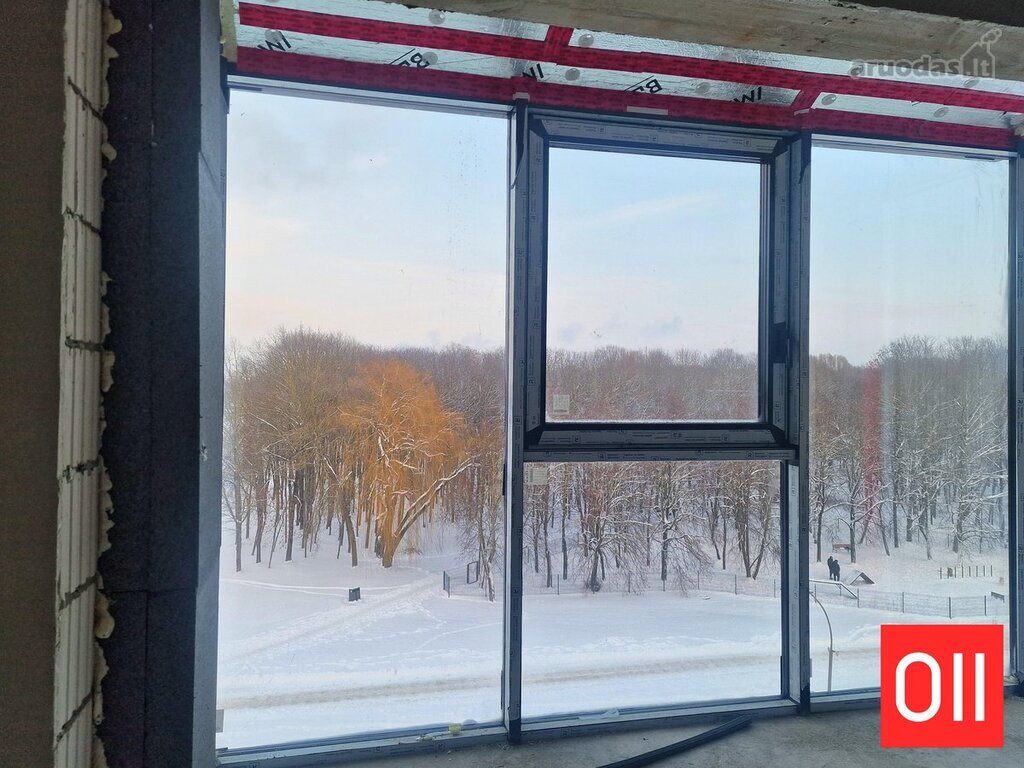 Naujas butas su vaizdu į parką