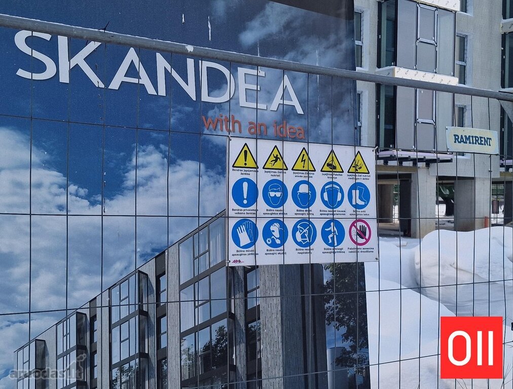 Naujas butas su vaizdu į parką