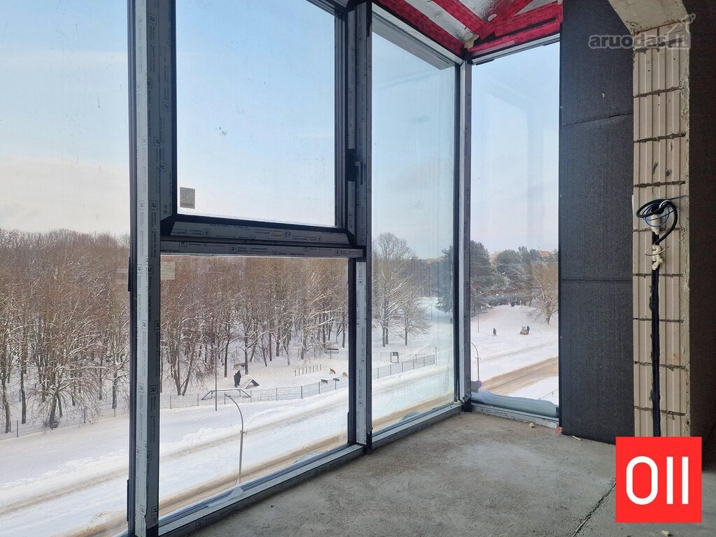 Naujas butas su vaizdu į parką