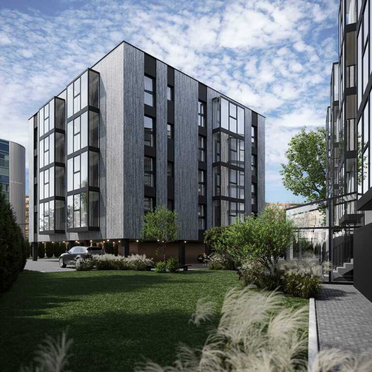 Naujas butas su vaizdu į parką