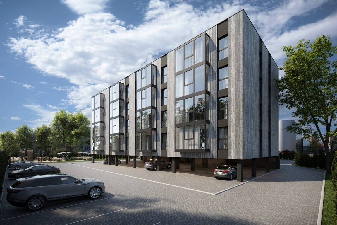 Naujas butas su vaizdu į parką