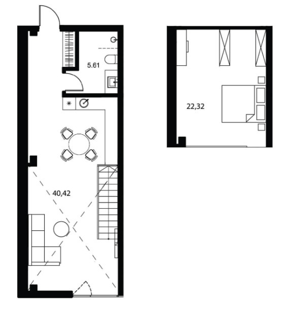 Naujas loftas Aleksote