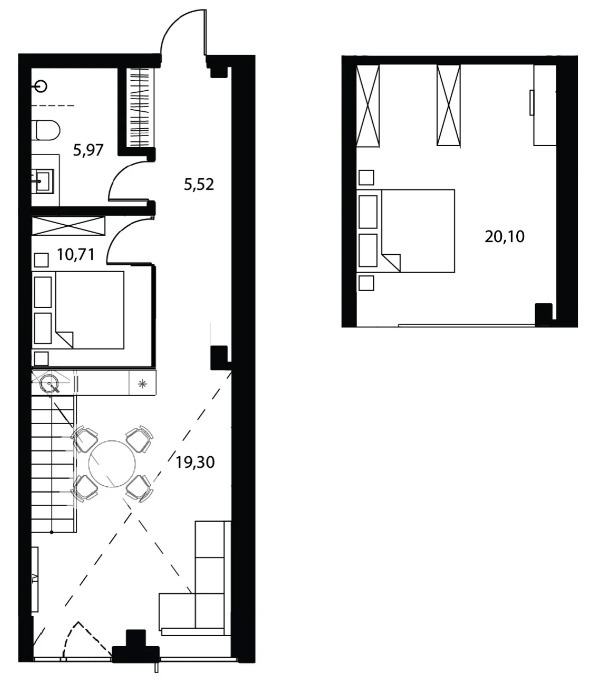 Naujas loftas Aleksote