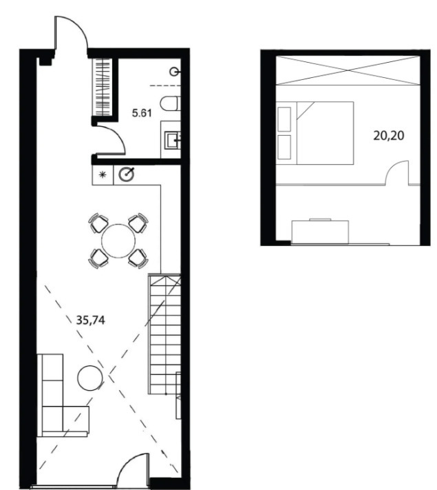 Naujas loftas Aleksote