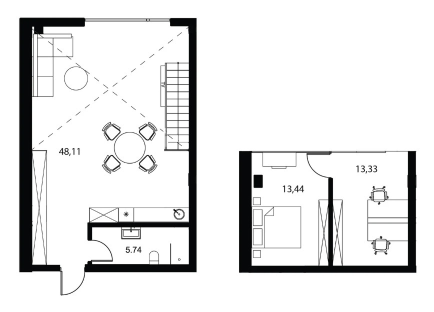 Naujas loftas Aleksote