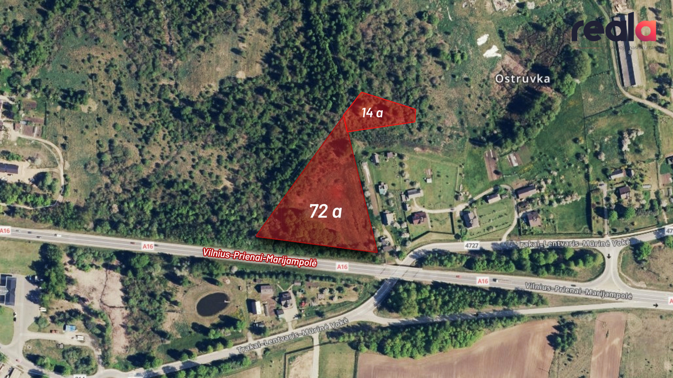 Parduodami du 86 a bedro ploto sklypai Ostruvkos k.,