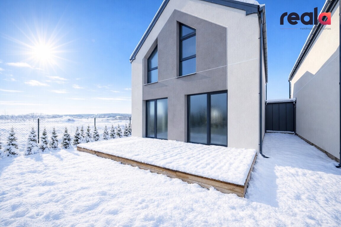 Naujos statybos sublokuotų namų kvartalas