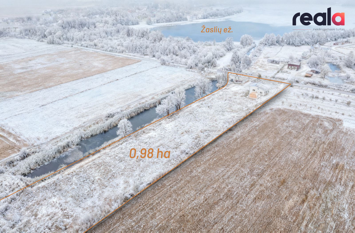 Parduodami sklypai šalia Žaslių ežero, 428 a ploto