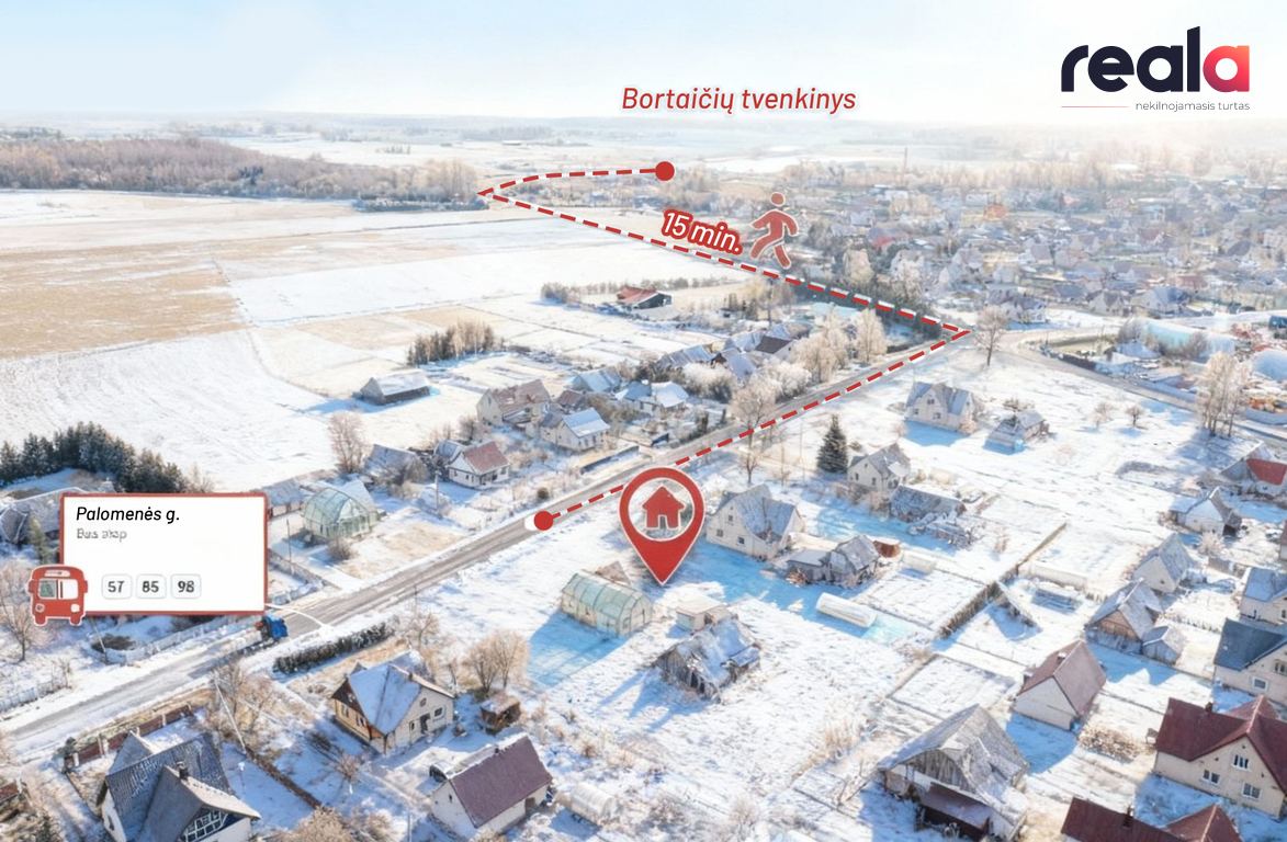 Parduodamas namas Palomenės g., Gudienos k., 71.12 kv.m ploto, 1 aukštai