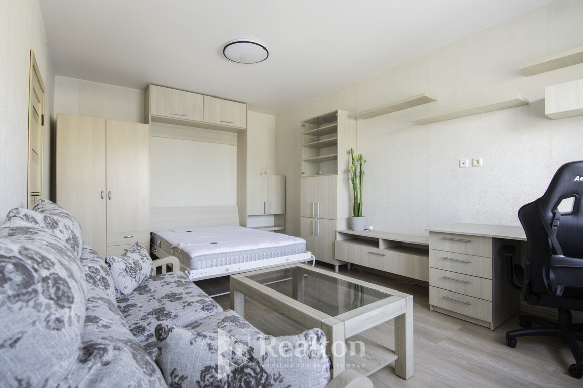 Nuomojamas tvarkingas 1 kambario butas Pilaitėje!-image-280160471