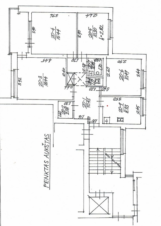 Parduodamas butas Kretingos g., Miško, Klaipėdoje, 79.23 kv.m ploto