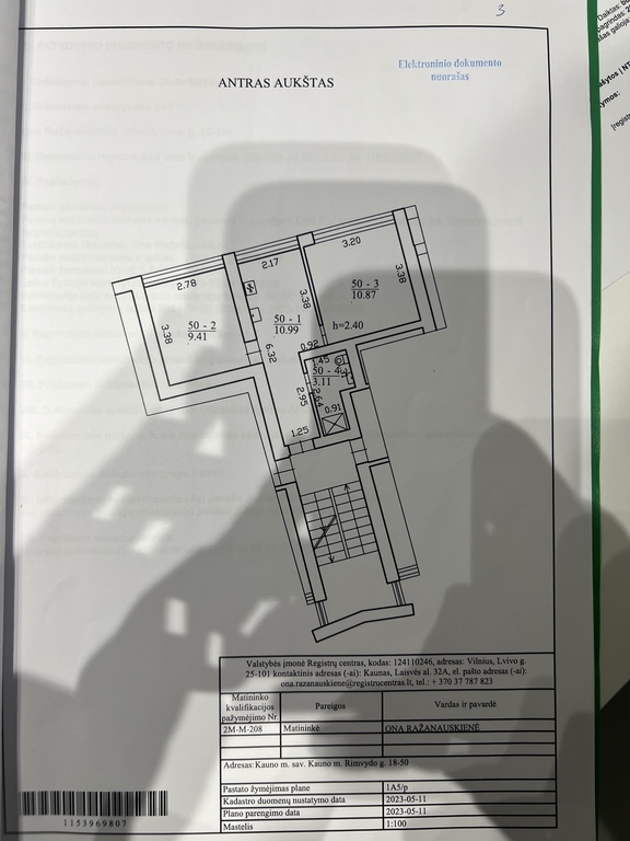Parduodamas butas Rimvydo g., Žaliakalnyje, Kaune, ~35 kv.m ploto