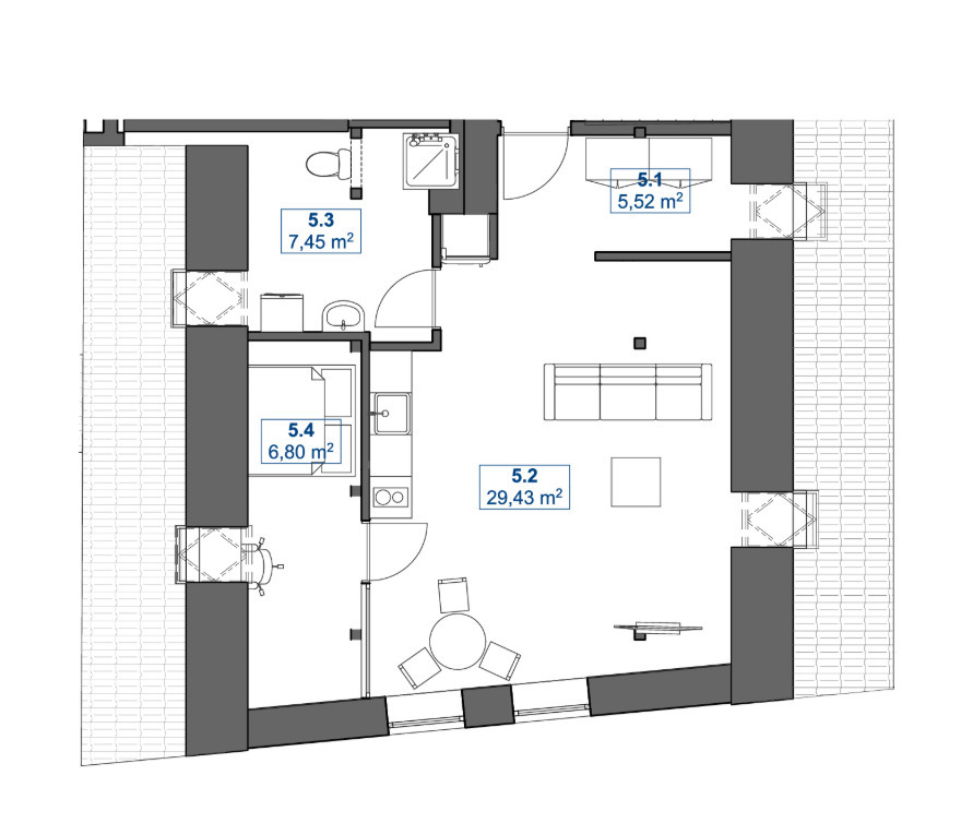 Parduodamas išskirtinis butas K. Donelaičio g., Senamiestyje, Klaipėdoje